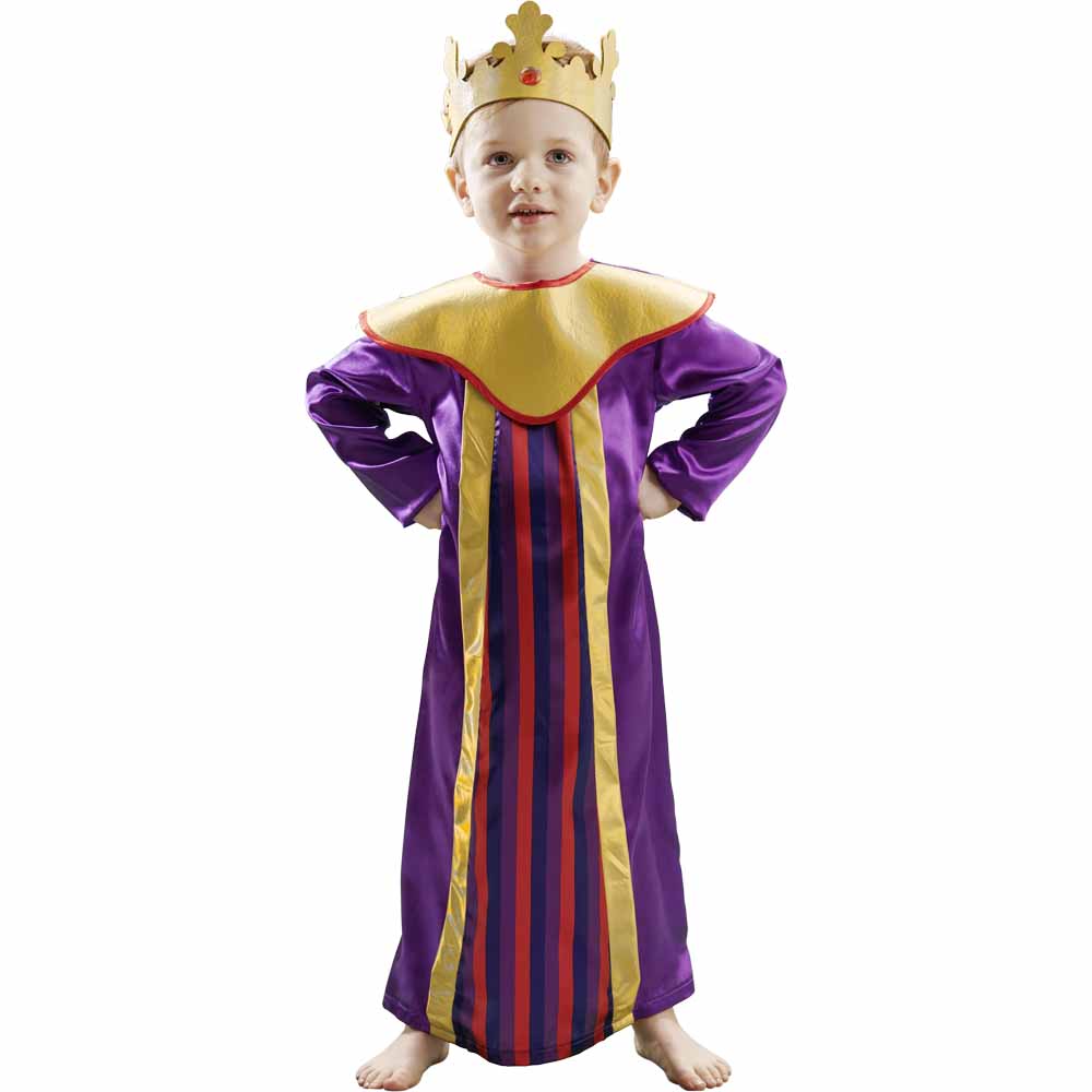 Wilko Boys King Costume 3 4 Years Wilko