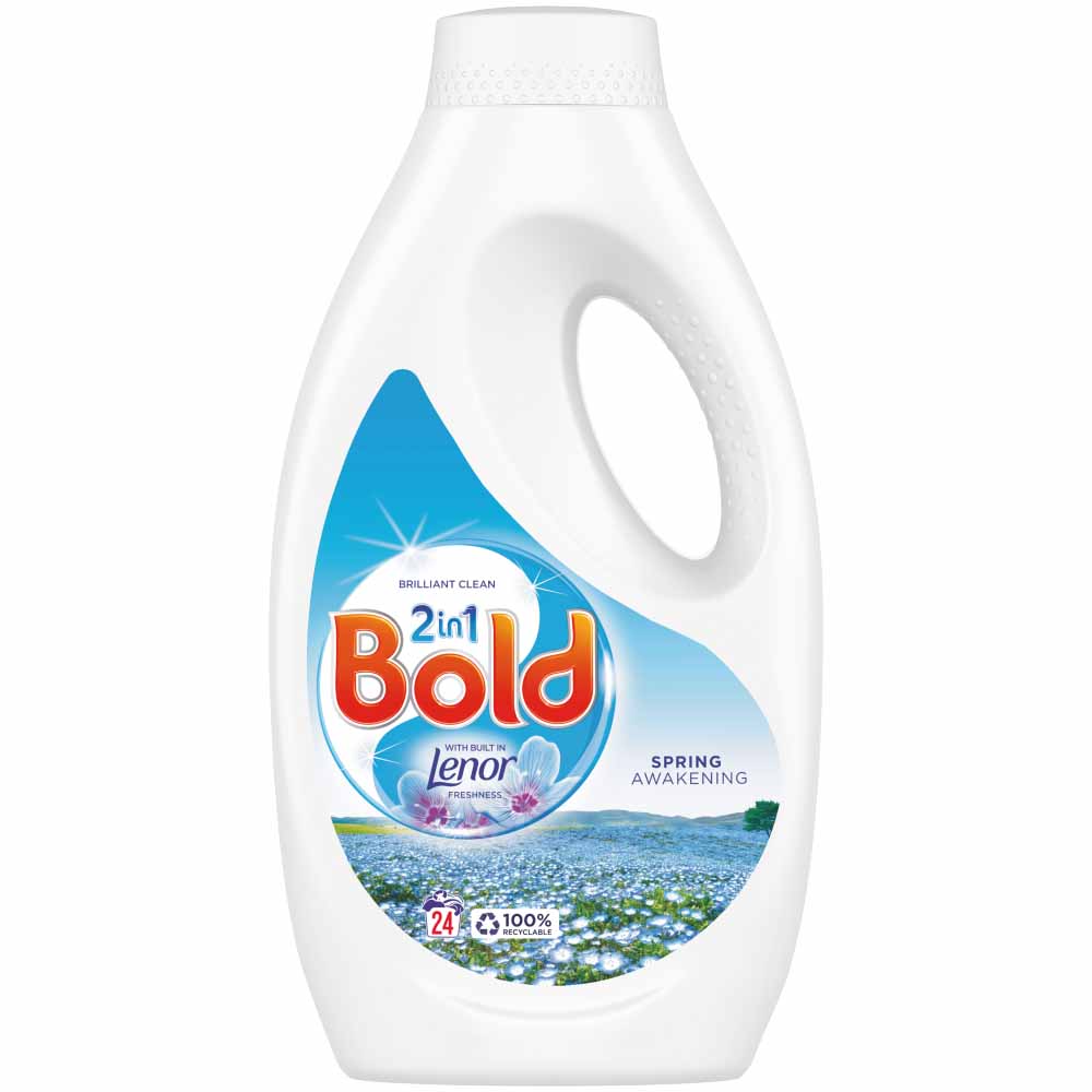 Bold 2in1 Washing Liquid Spring Awakening 840ml 24 Washes Image 2
