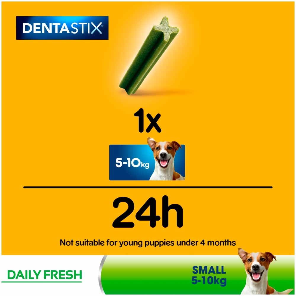 Pedigree Dentastix Fresh Adult Small Dog Treats 550g Case of 4 x 35 Pack Image 8