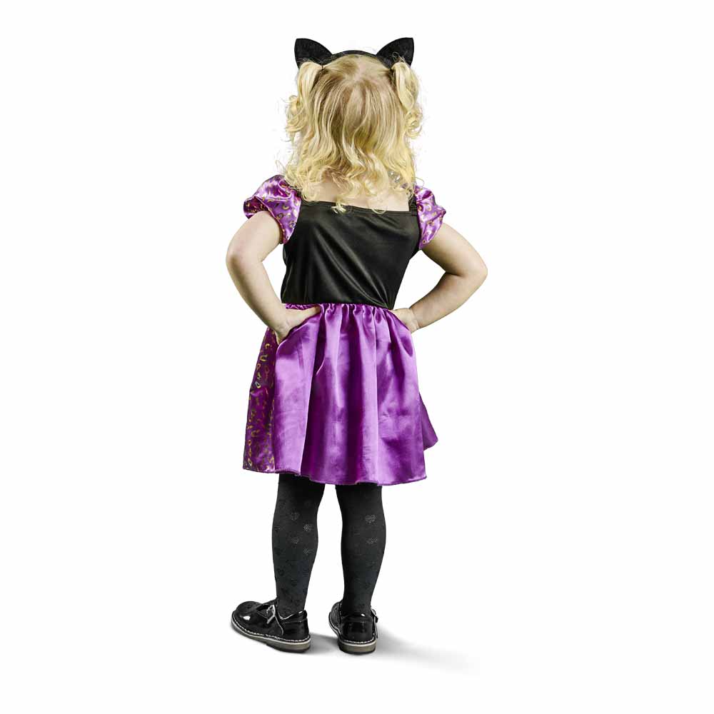 Wilko Halloween Cat Dress Costume 3-4 Years Image 2