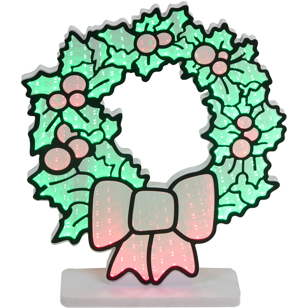 Christmas Wreath Infinity Light Image 5