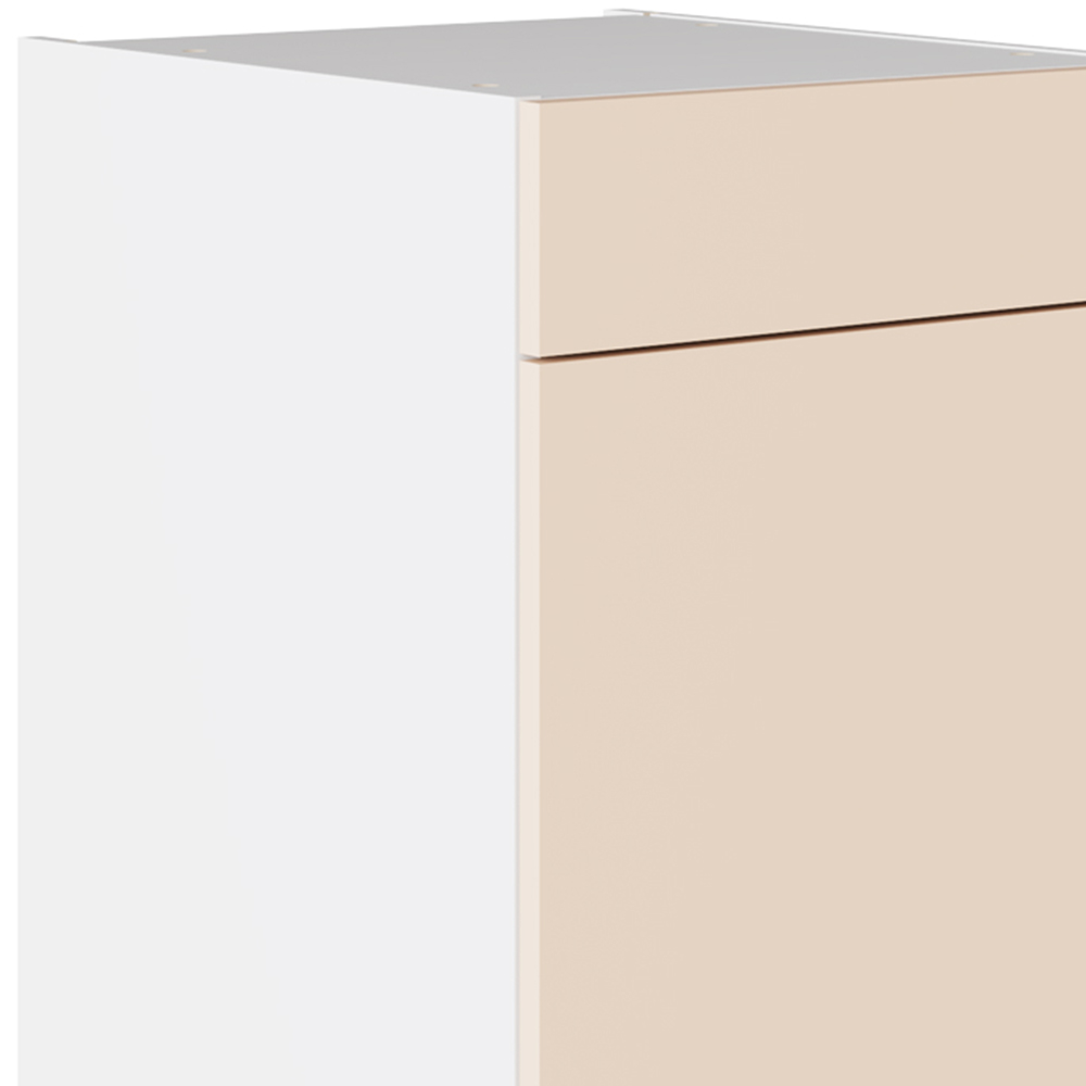 Kitchen Kit Slab Supergloss Cashmere Drawerline Base Cabinet 500mm Image 2