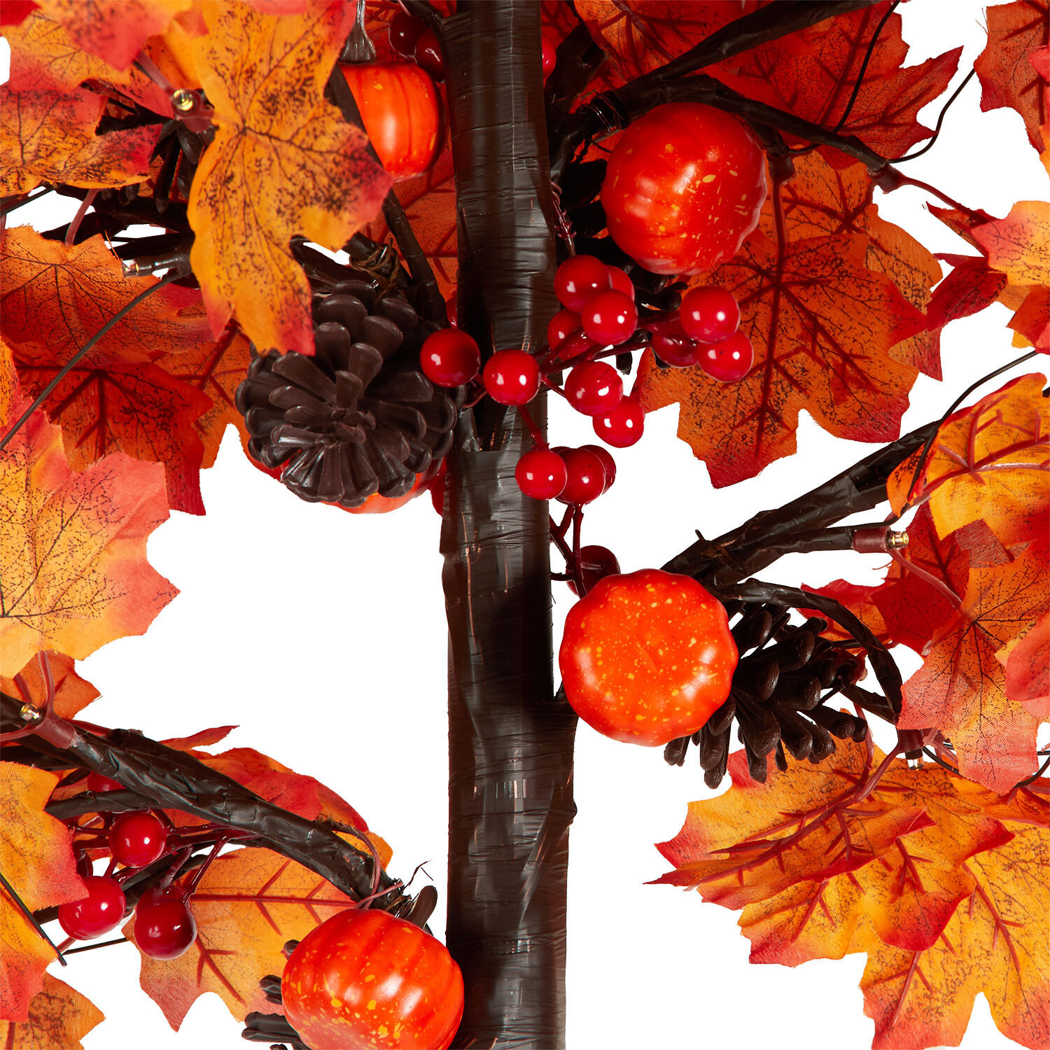 88 LED Autumn Maple Leaf Tree Orange Image 4
