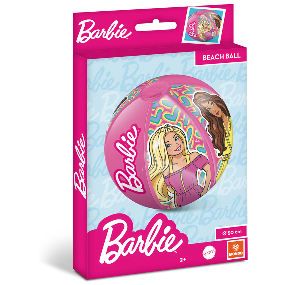 Mondo Kids Barbie Inflatable Beach Ball Image 2