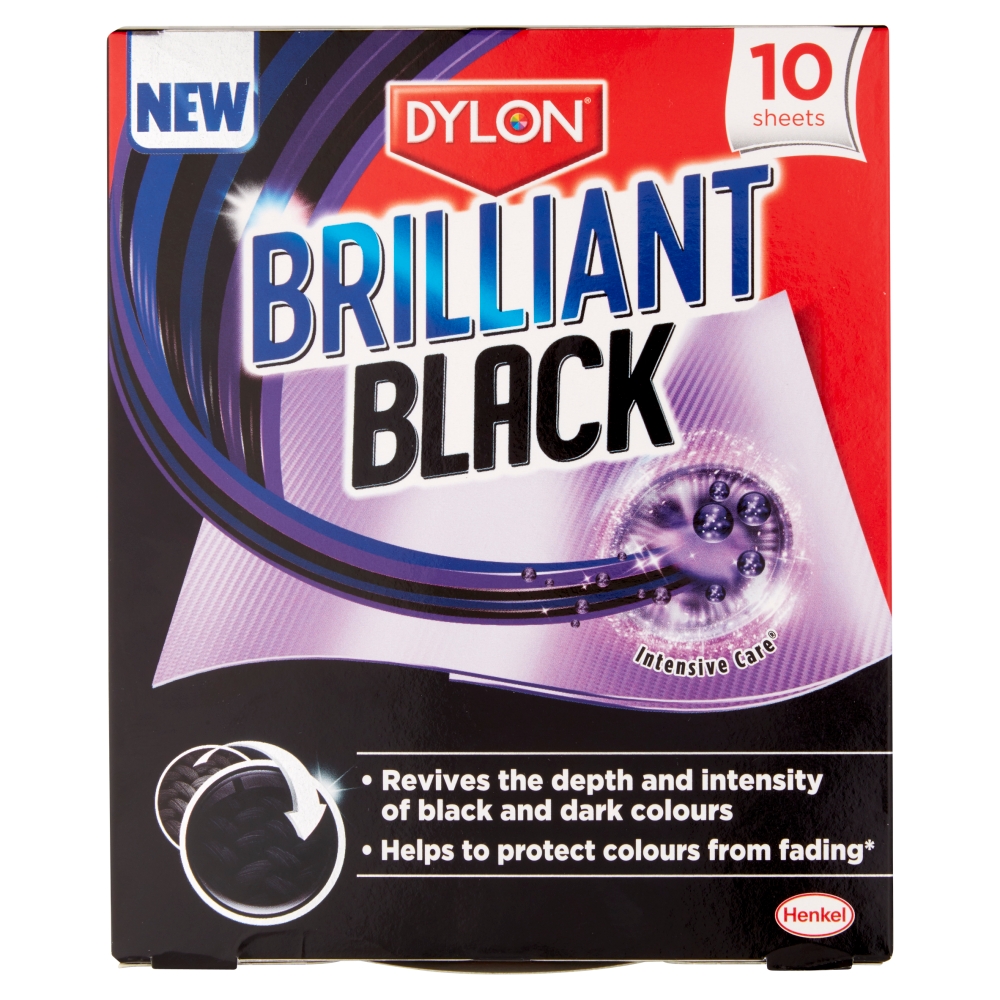 Dylon Brilliant Black Sheets 10 pack Image 1