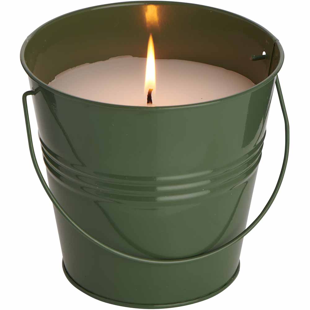 Wilko Bucket Citronella Candle Assorted 312g Image 6