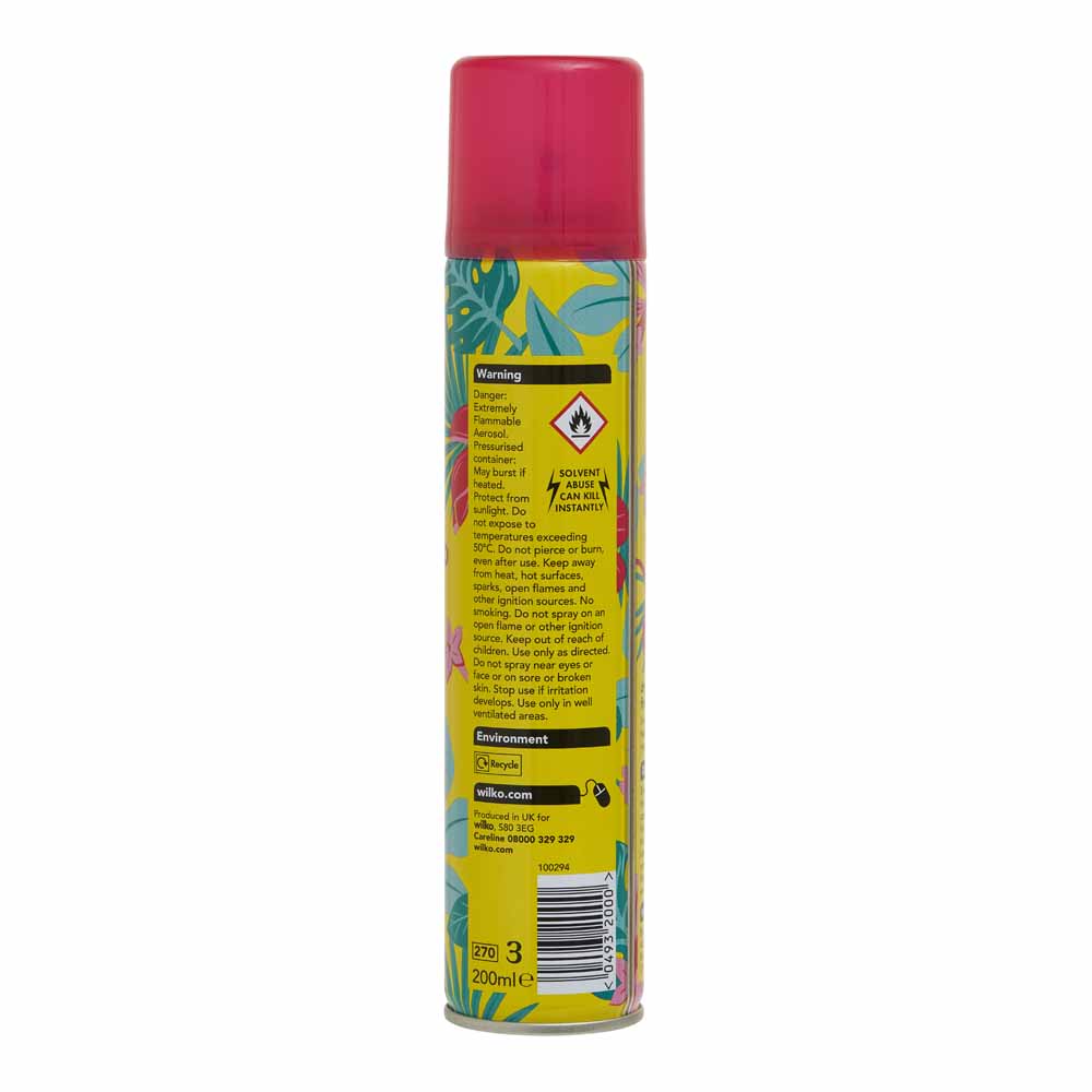 Wilko Dry Shampoo Frag All Types 200ml Wilko