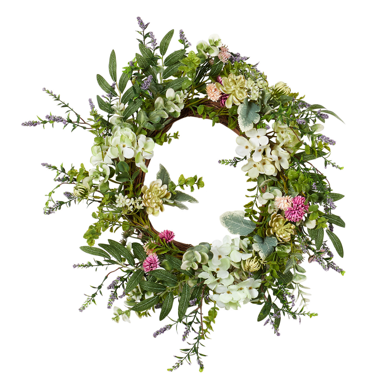 Spring Garden Wreath - Green Image 1