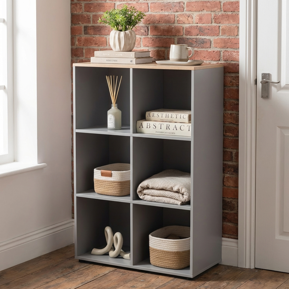 Cuba Sonoma Oak Storage Unit Grey 6 Image 6