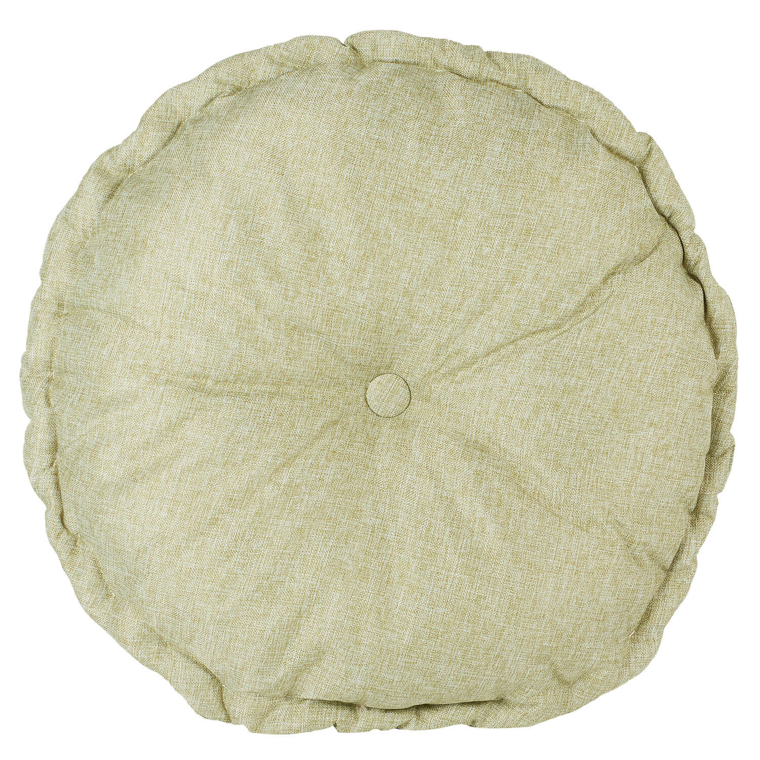 Outdoor Round Floor Cushion - Green Image 1