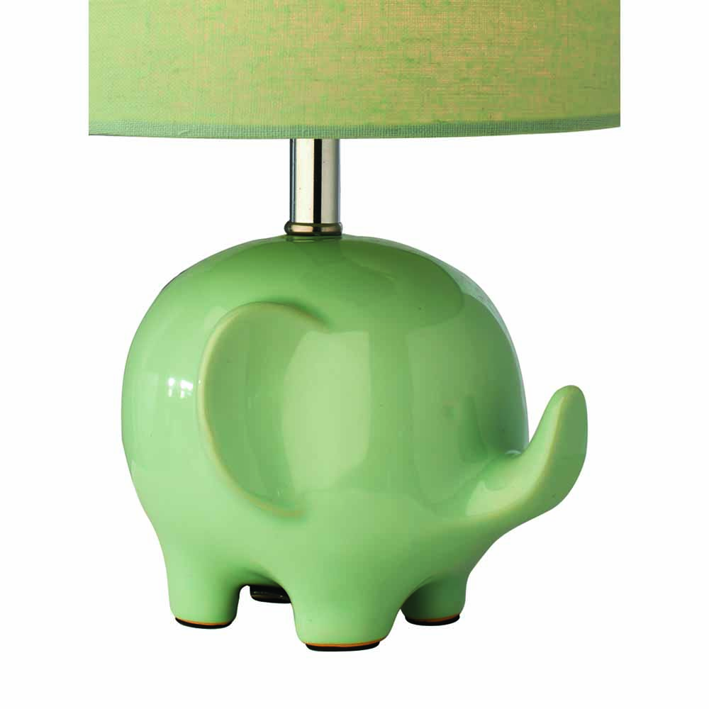 mint green table lamp