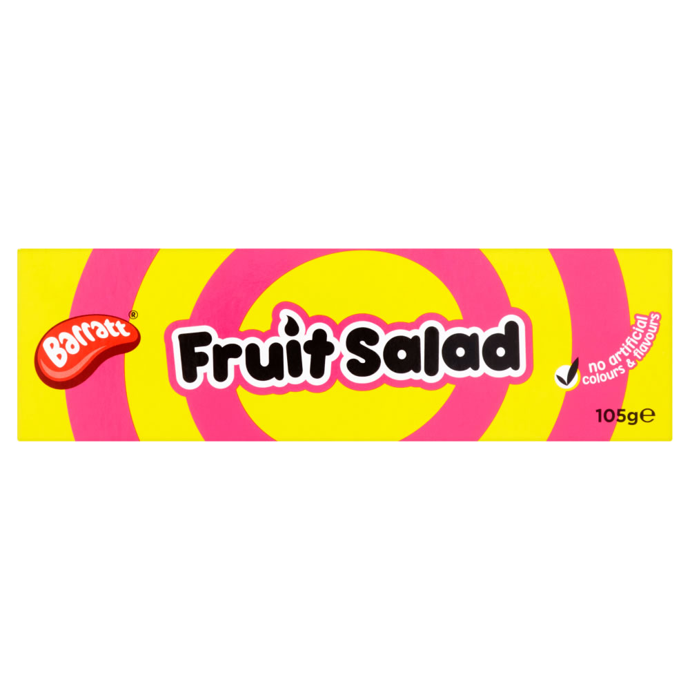 Barratt Fruit Salad Chews Scube 105g Wilko