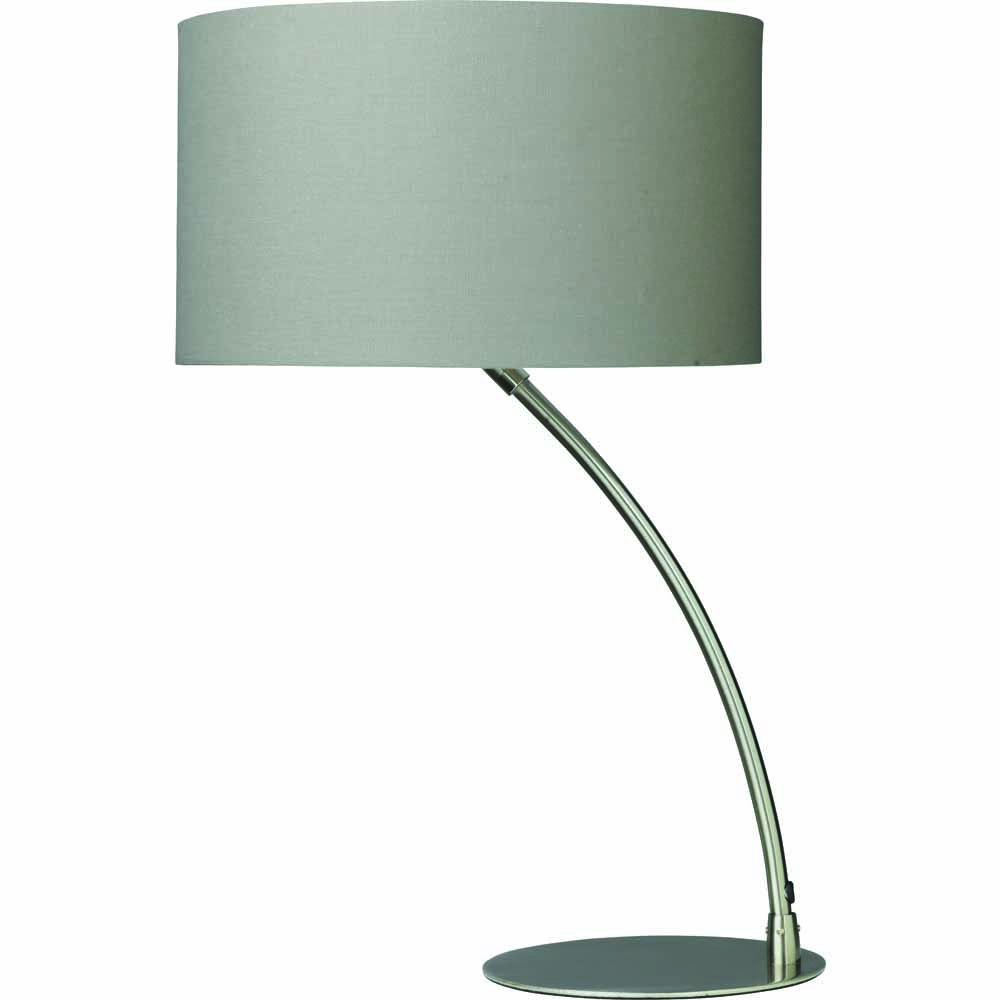 Lighting and Interiors Archie Satin Chrome Table Lamp Image