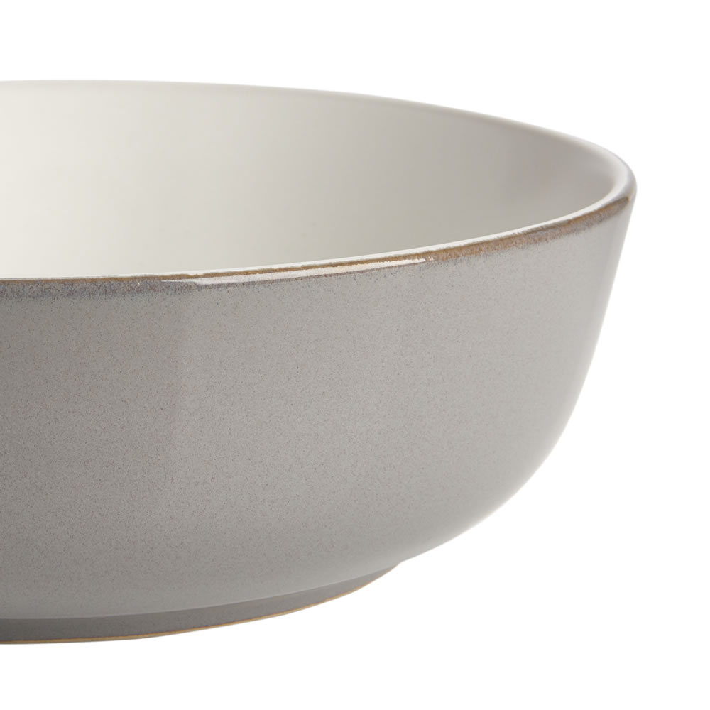Wilko Cool Grey Reactive Glazed Bowl Image 2