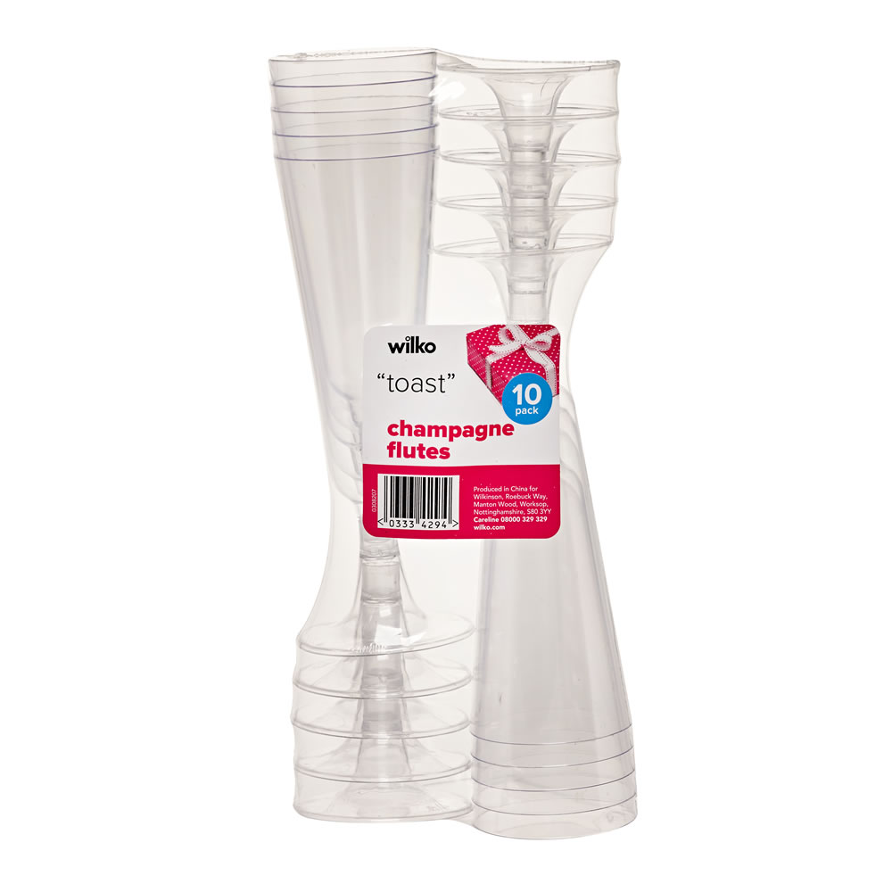 disposable champagne flutes