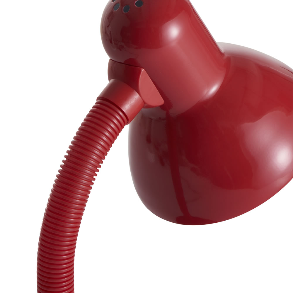 Wilko Red Desk Lamp Wilko