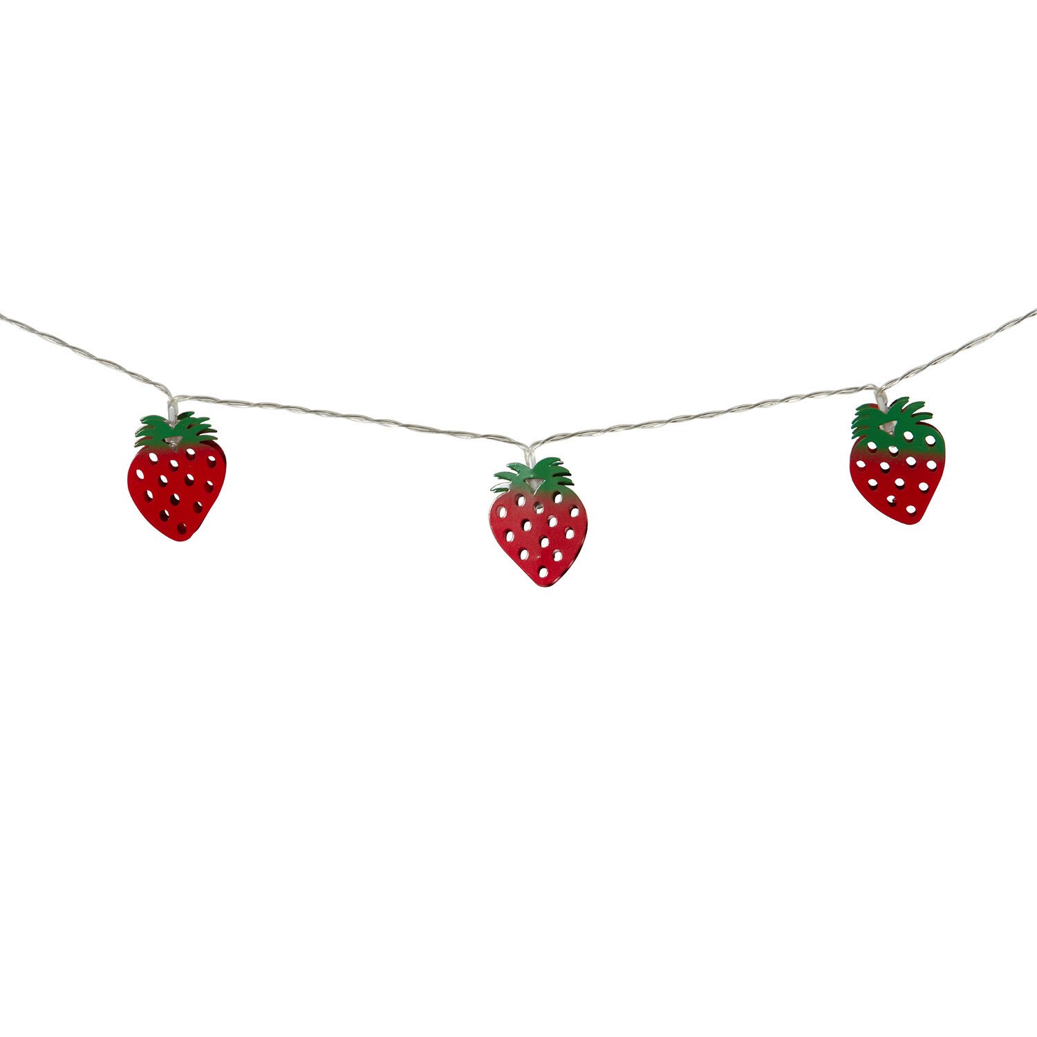 20 LED Strawberry String Light - Red Image 1
