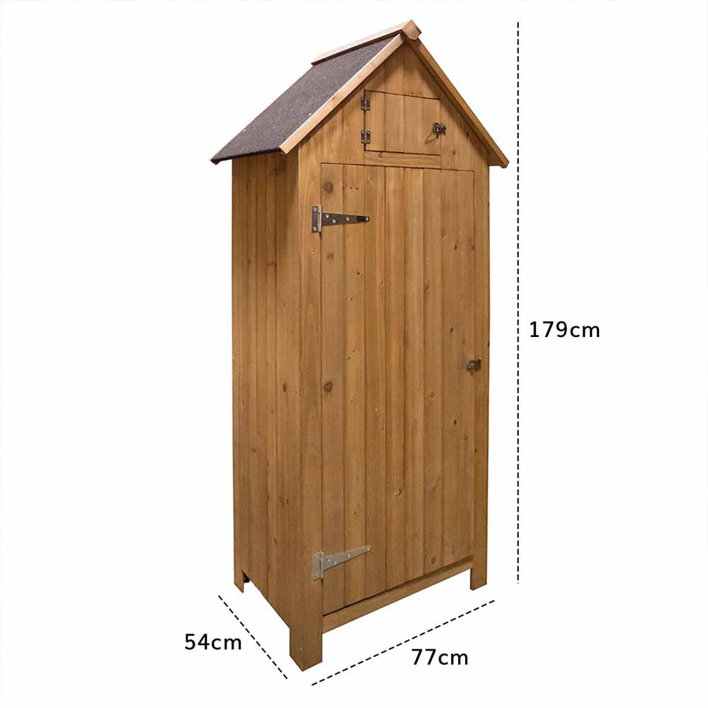 Airwave 2.5 x 1.8ft Natural Bideford Tool Shed Image 3