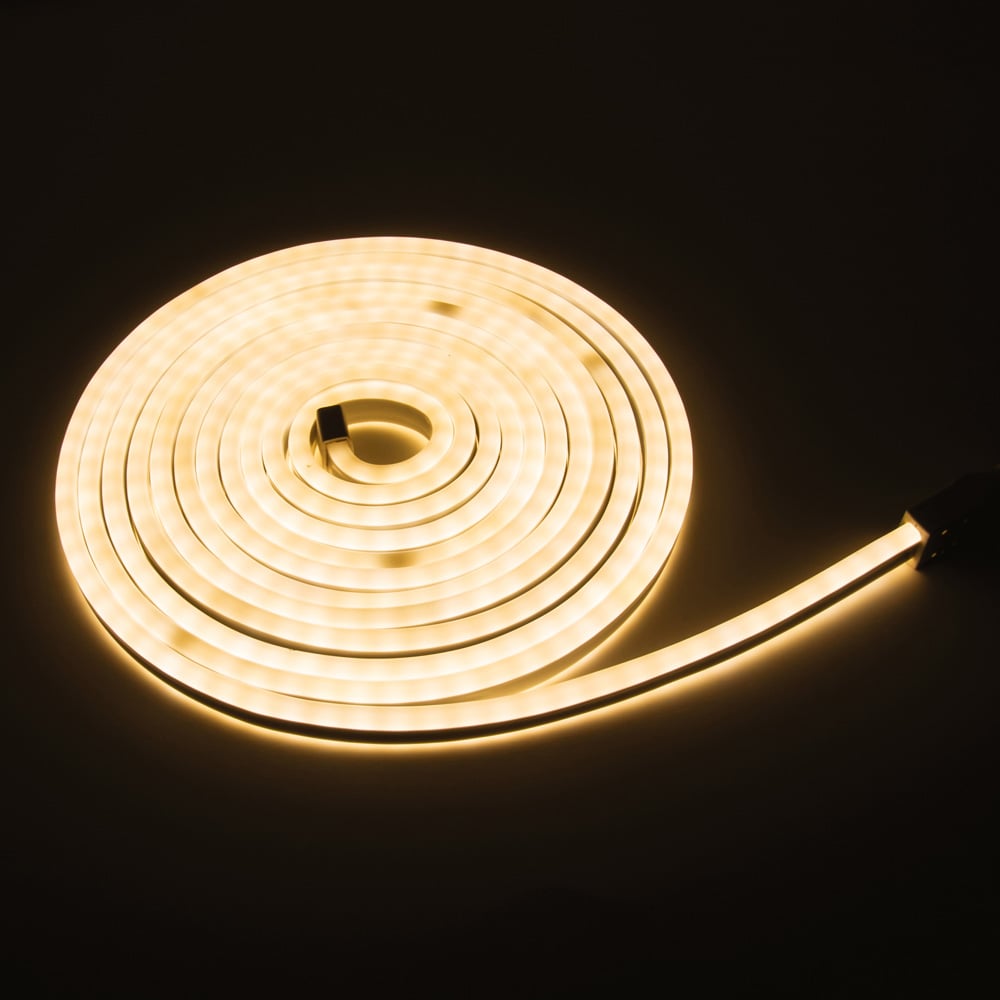 Global Gizmos Warm White LED Neon Flex Rope Light 5m Image 5