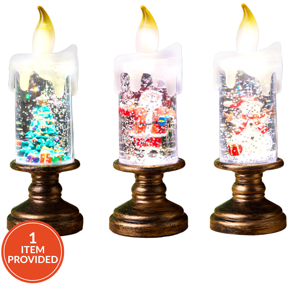Mini Glitter Candle Scene Image 1