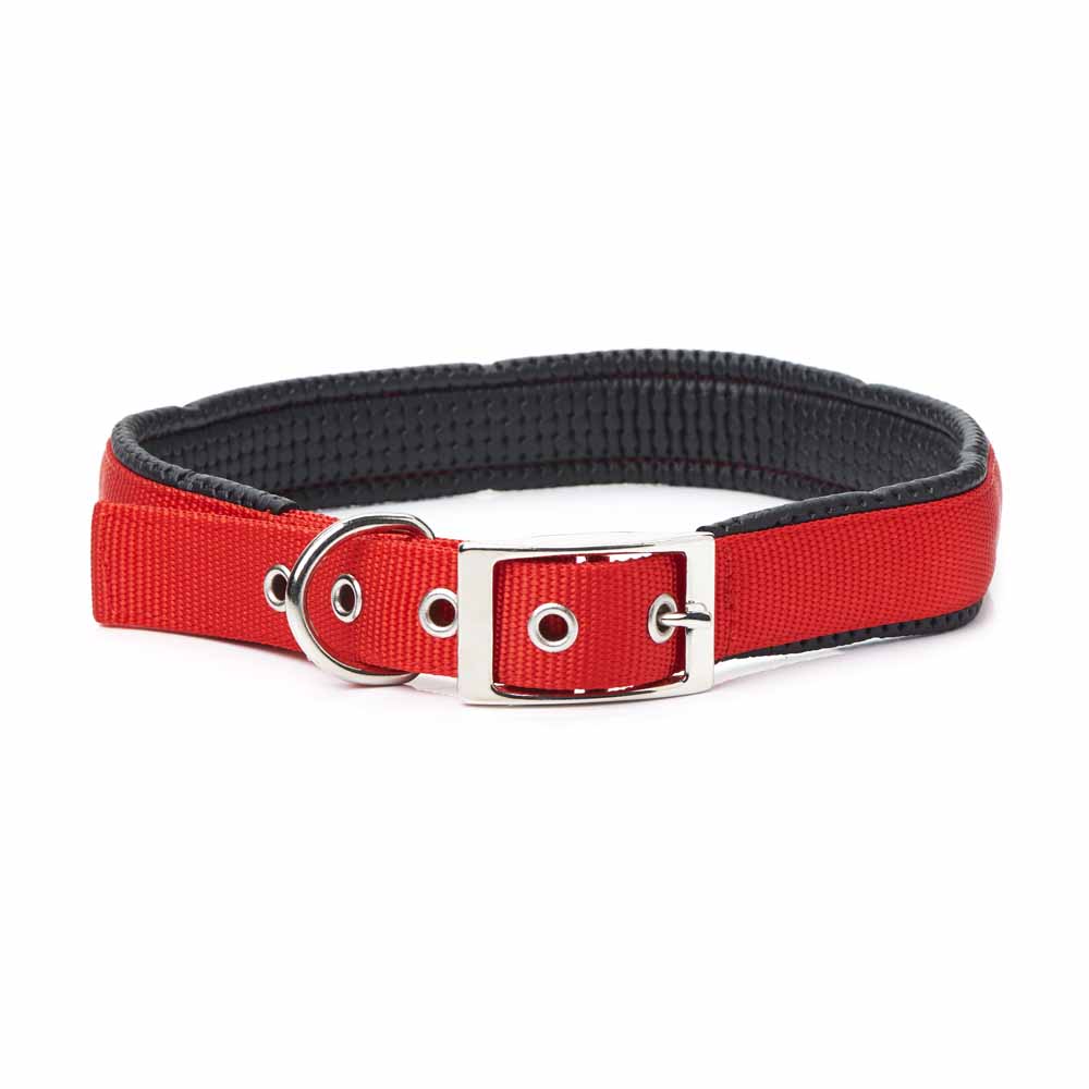 Wilko Dog Collar Soft Red Extra Large Wilko