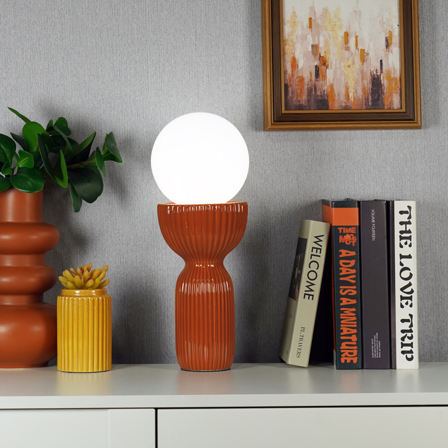 Evren Table Lamp - Rust Image 3