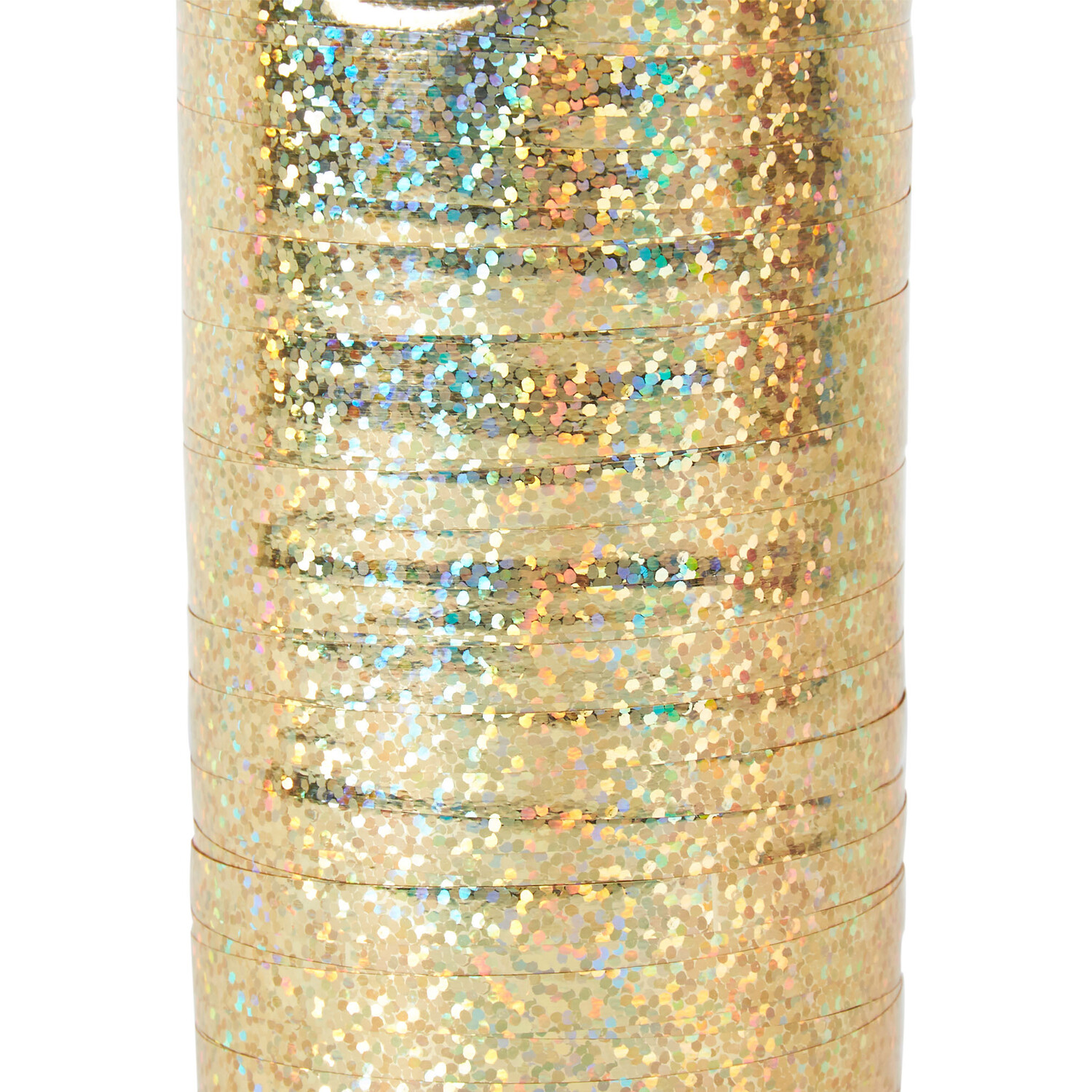Metal or Sparkly Curling Ribbon - Gold Image 3