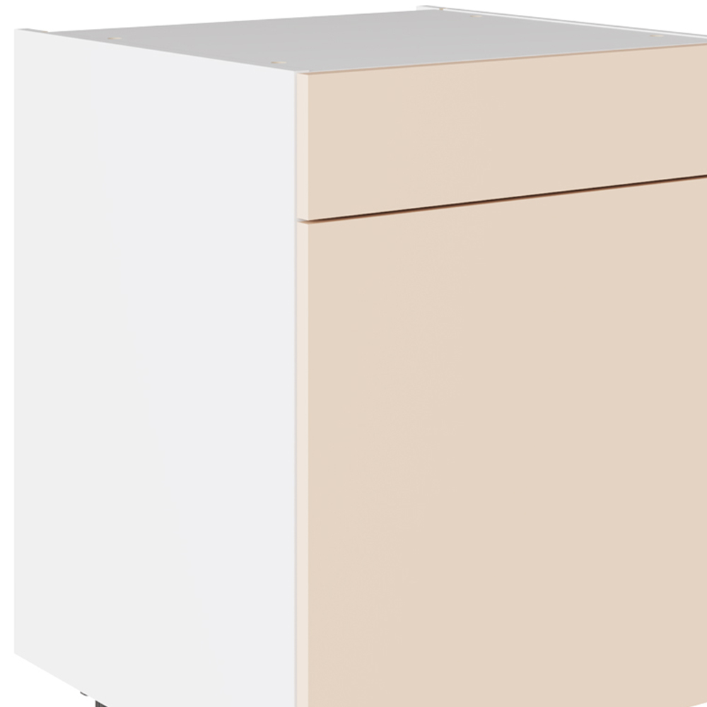Kitchen Kit Slab Supermatt Cashmere Drawerline Base Cabinet 600mm Image 2