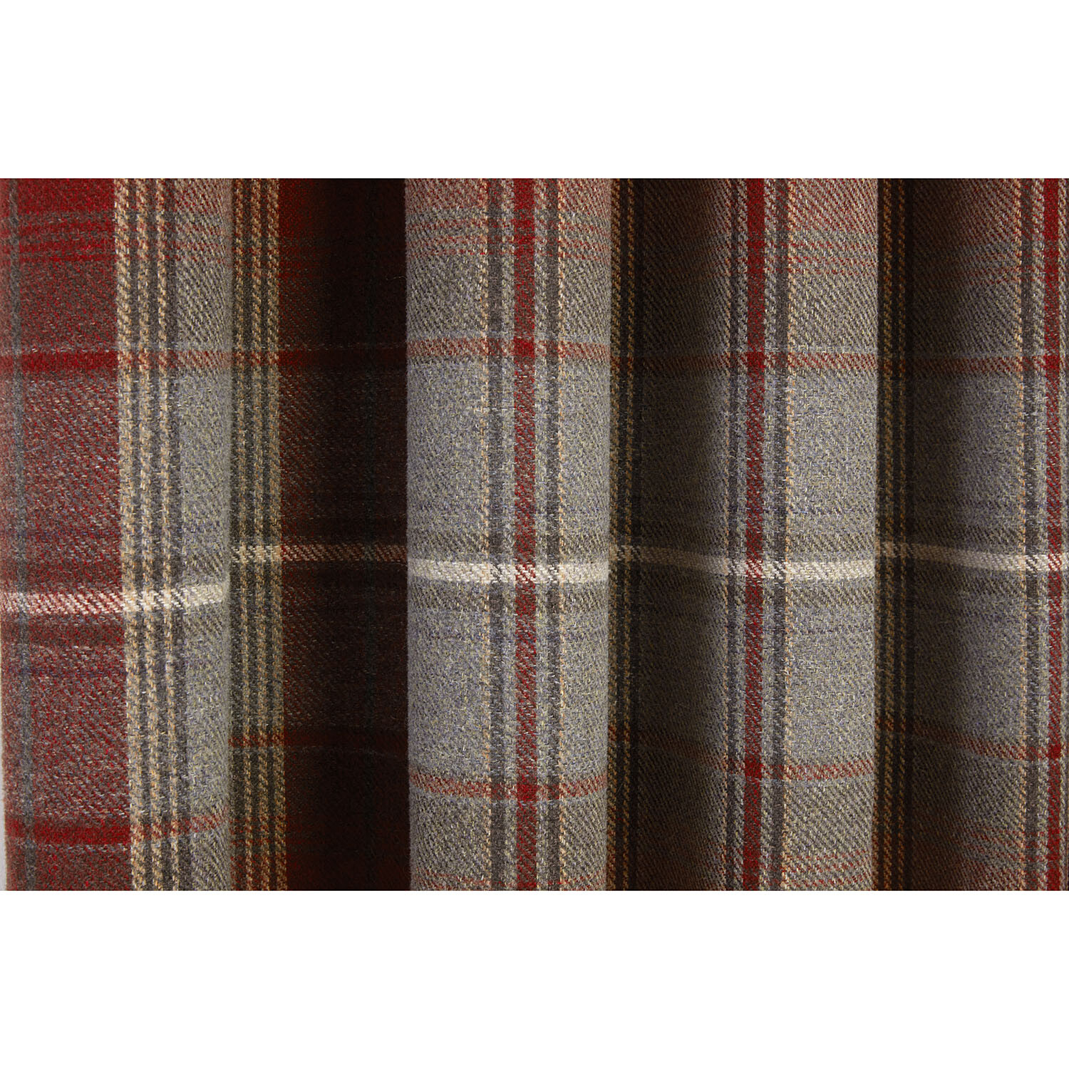 Abbott Thermal Curtain - Red / 183cm / 168cm Image 4