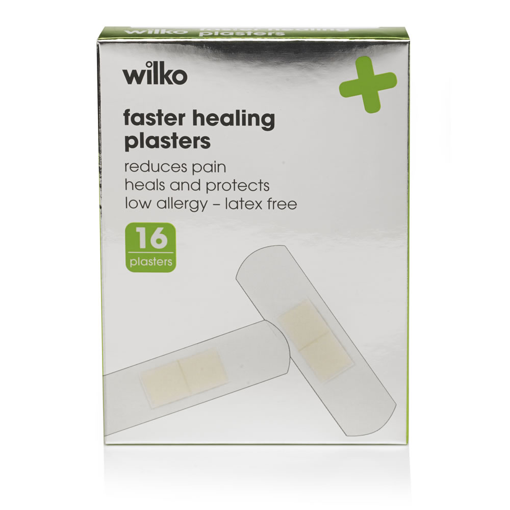 Wilko Faster Healing Plasters 16 pack Image