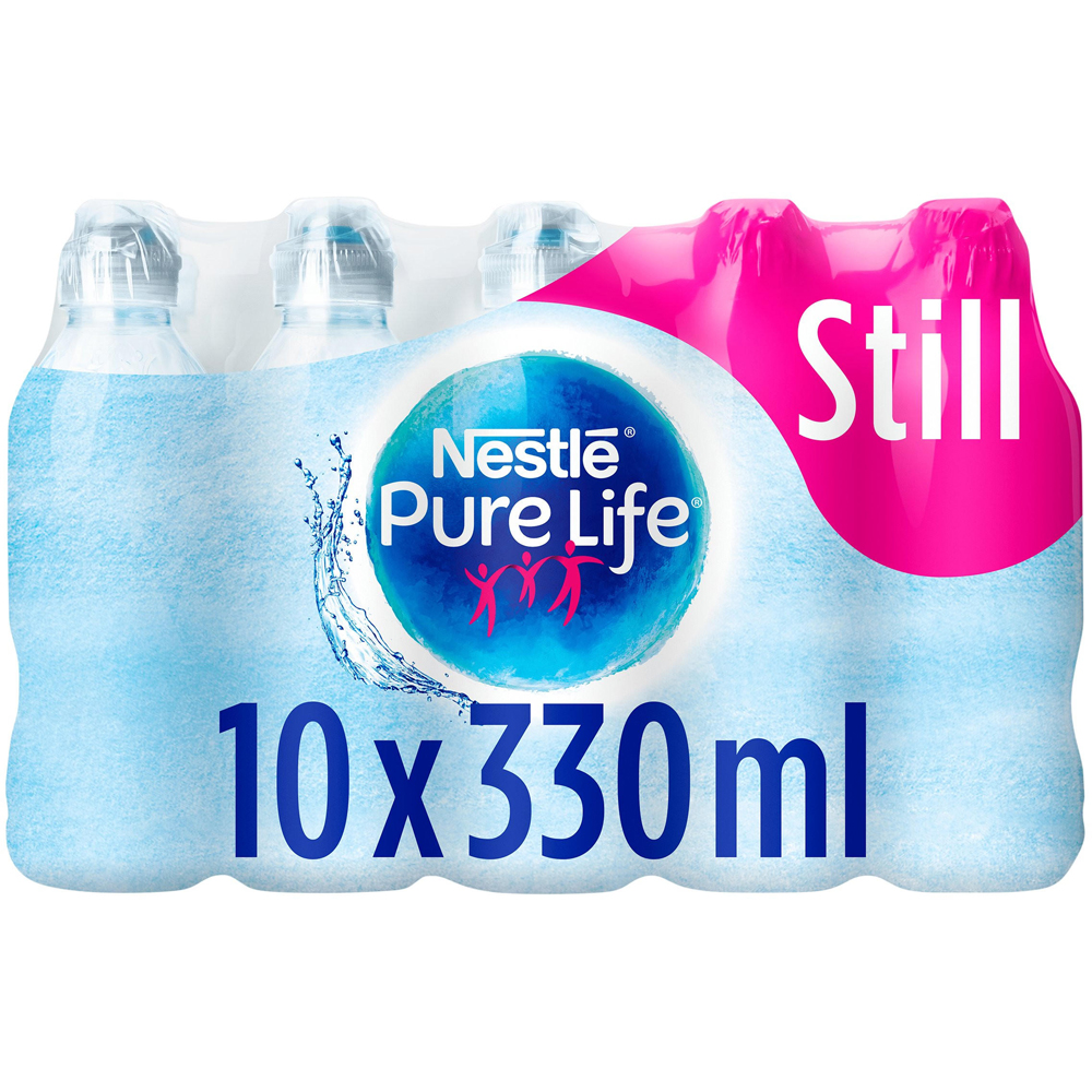 Nestle Pure Life Still Spring Water 10 x 330ml Image
