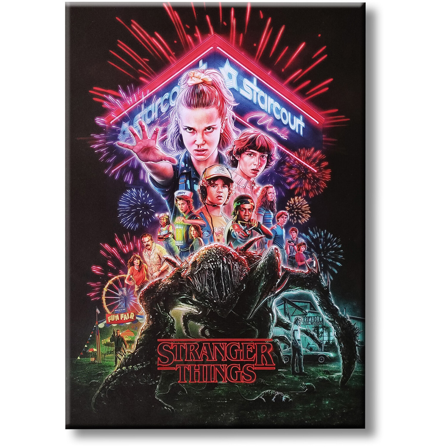 Stranger Things Summer of 85 Canvas 70 x 50cm Image