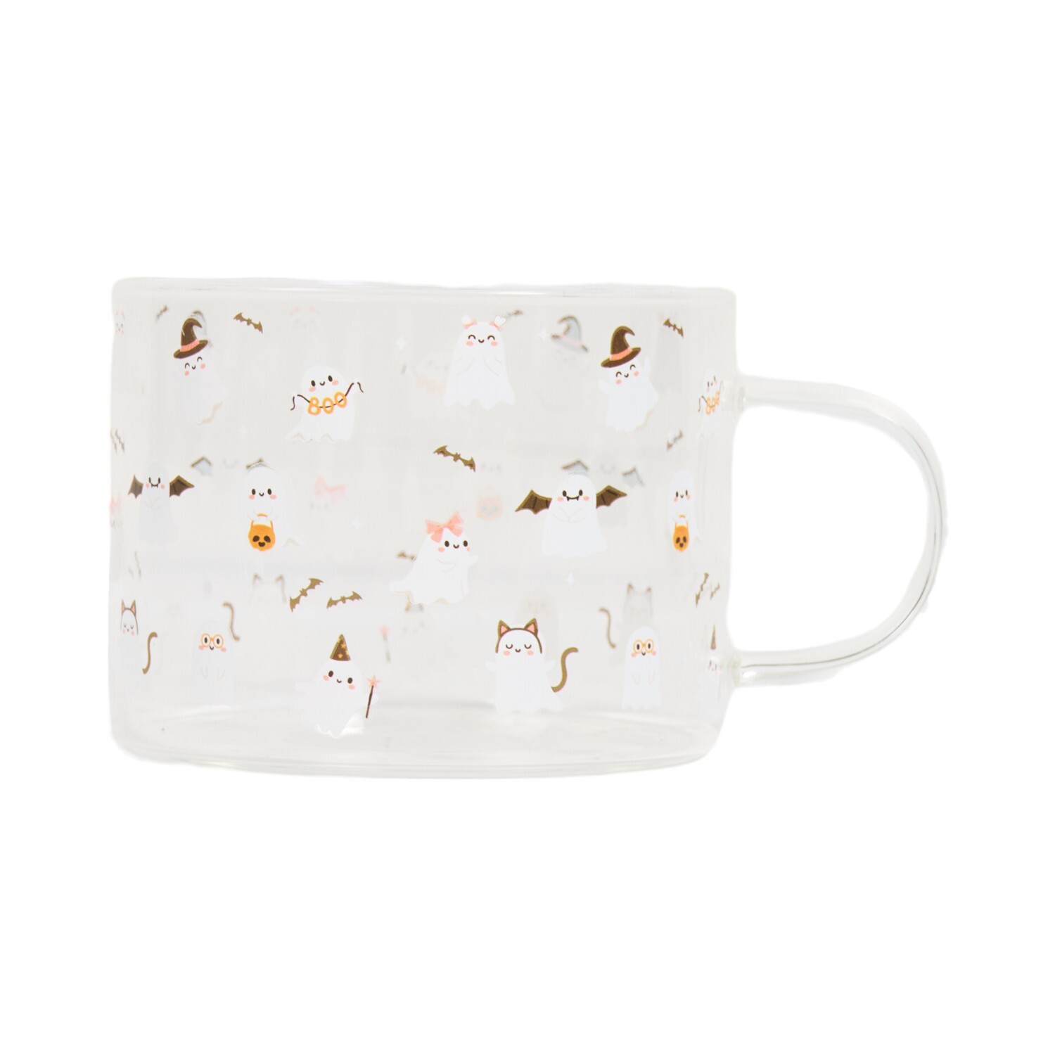 Ghost Borosilicate Glass Mug Clear Image 2