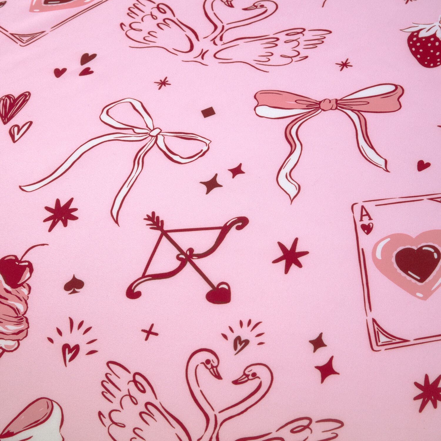 Lucky In Love Duvet Set Blush Double Image 5