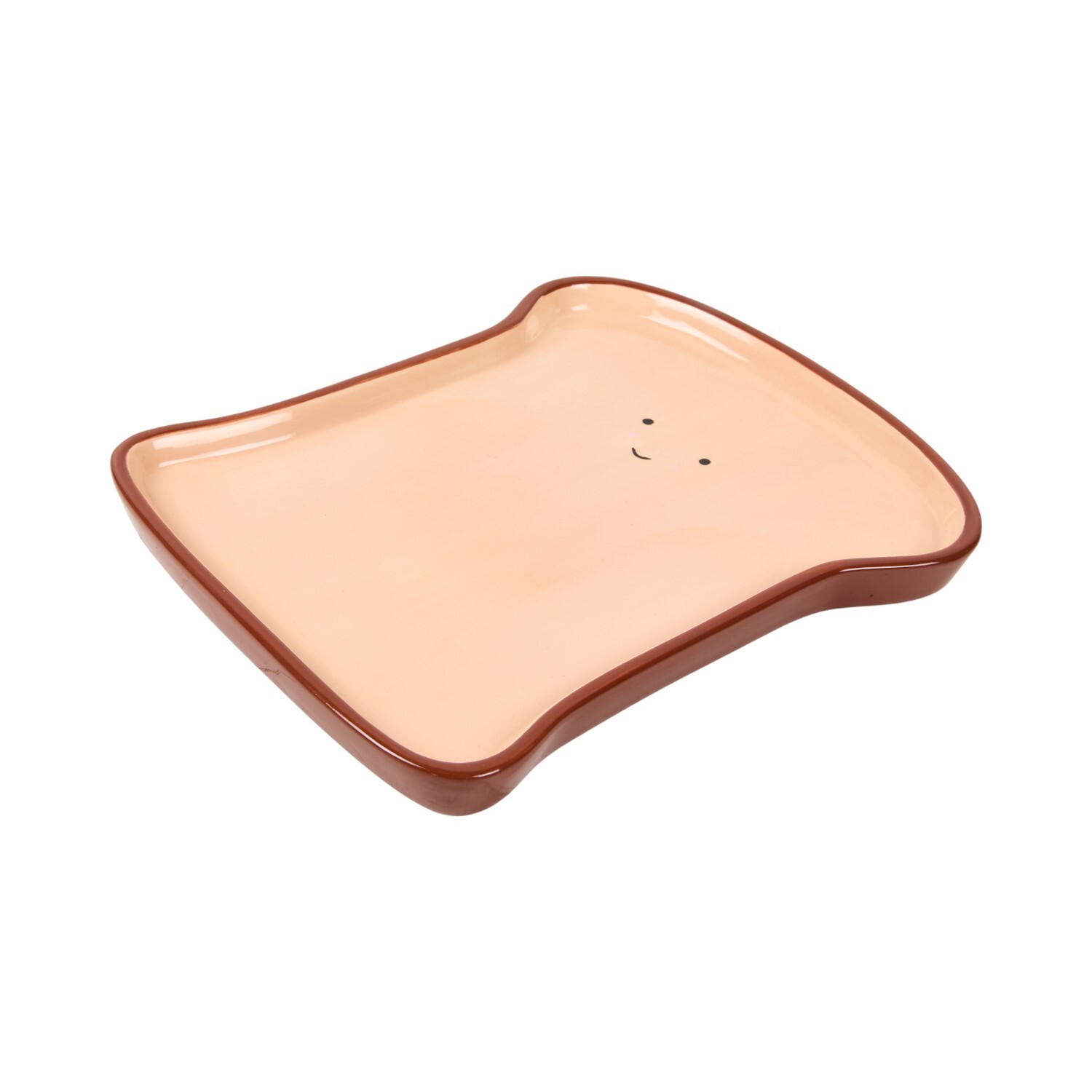 Cute Toast Plate Neutral Image 3
