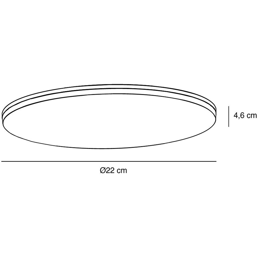 Nordlux Vic 22 1800 Lumens White Ceiling Light Image 4
