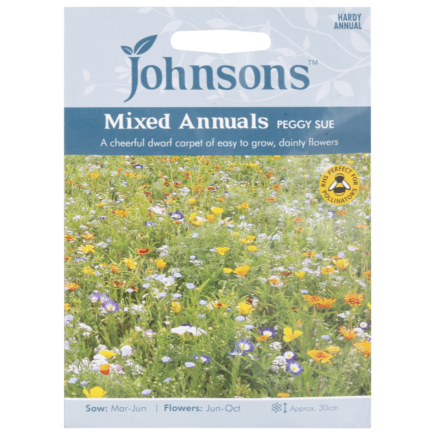 Johnsons Peggy Sue Annuals Mixed Flower Seeds Image 2