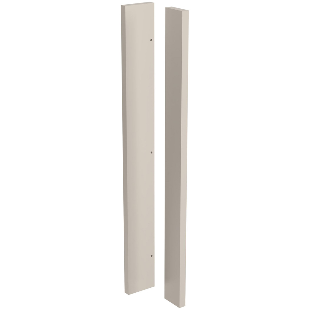 Kitchen Kit Slab Matt Light Grey Corner Post 720 x 80 x 80mm Image 1
