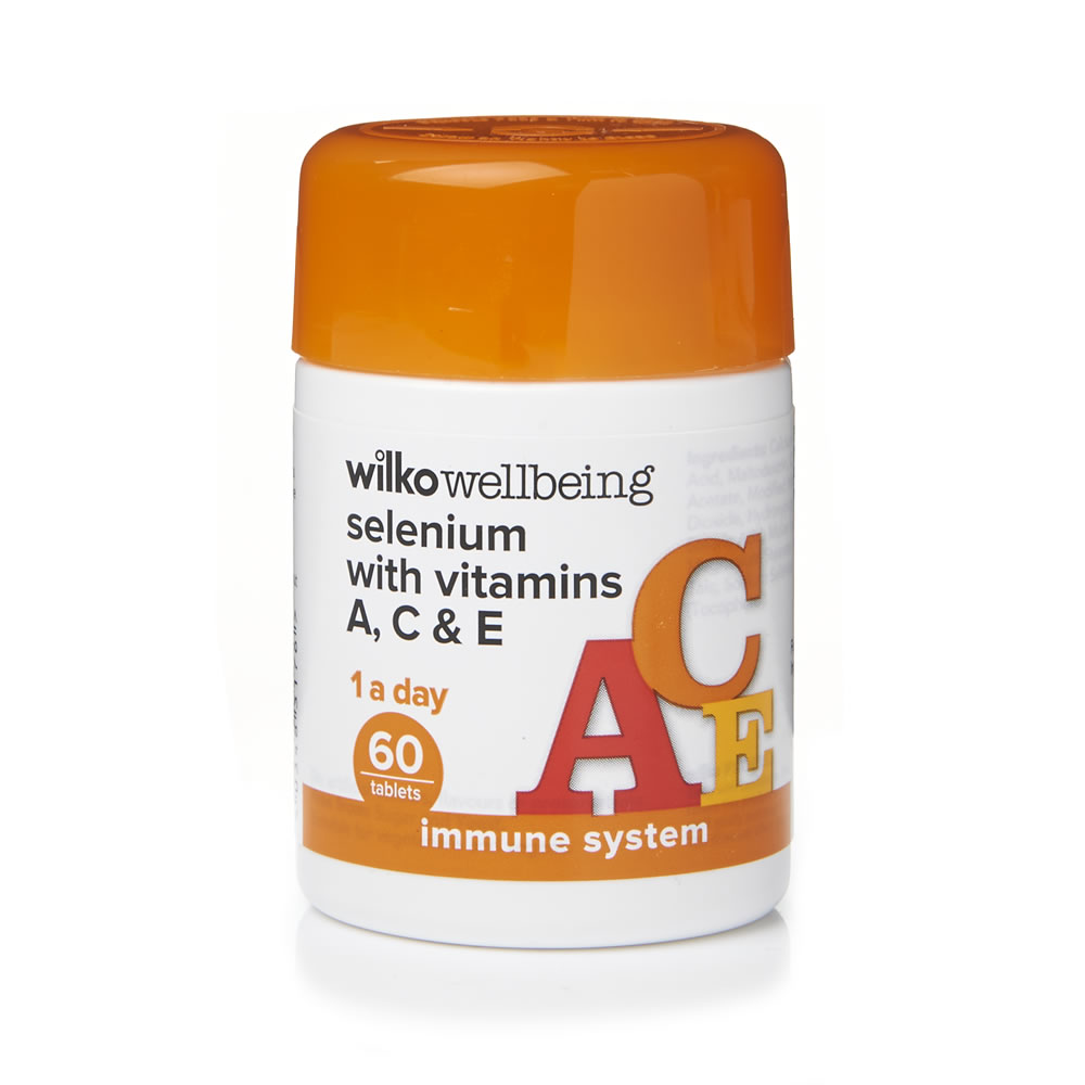 Wilko Selenium With Vitamins Tablets 60pk Image