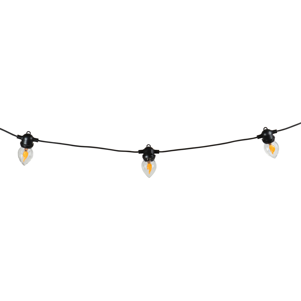 8 LED Flame Bulb String Light Image 2