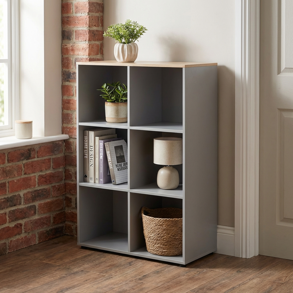 Cuba Sonoma Oak Storage Unit Grey 6 Image 3