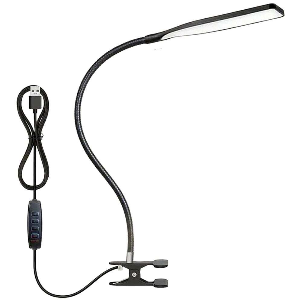 Dyzi Flexible LED Desk Lamp with Clip Image 1