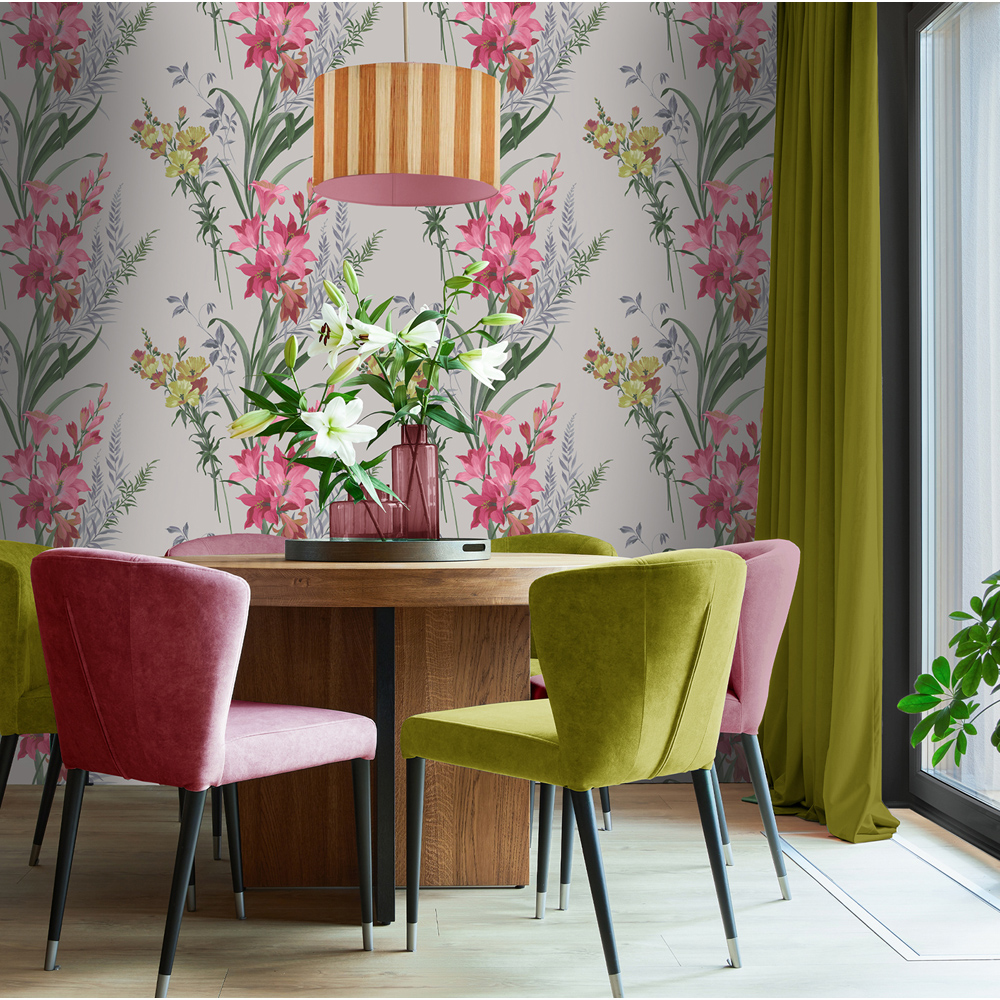 Belgravia Decor Thalia Red Wallpaper Image 2