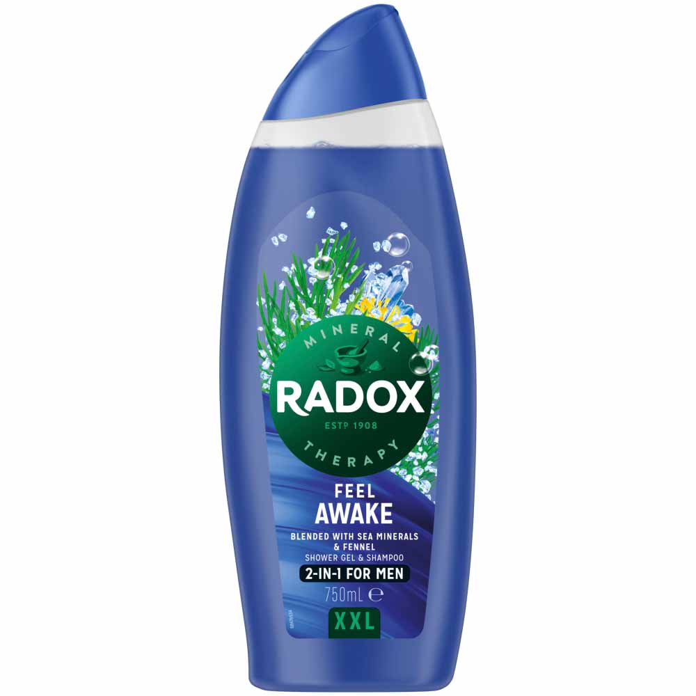 Radox Shower Gel Feel Awake 750ml Image 1