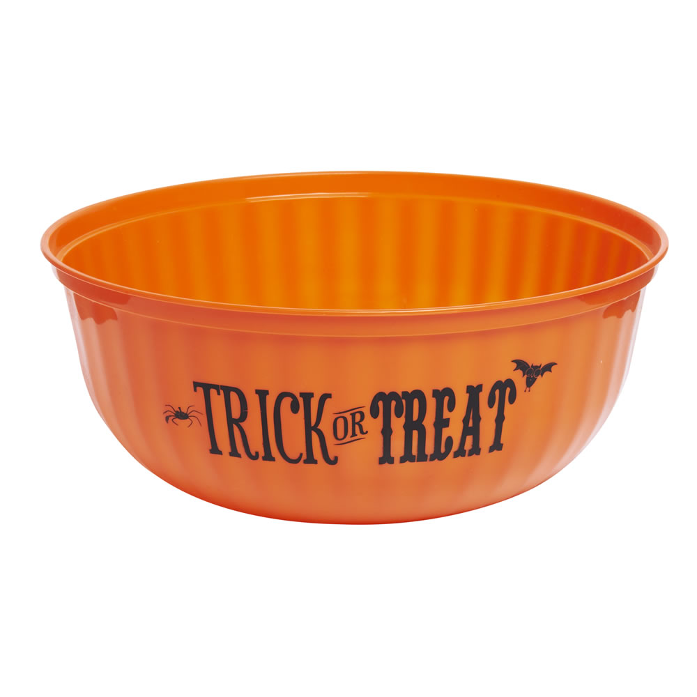Wilko Halloween Trick or Treat Bowl 12cm Image 1