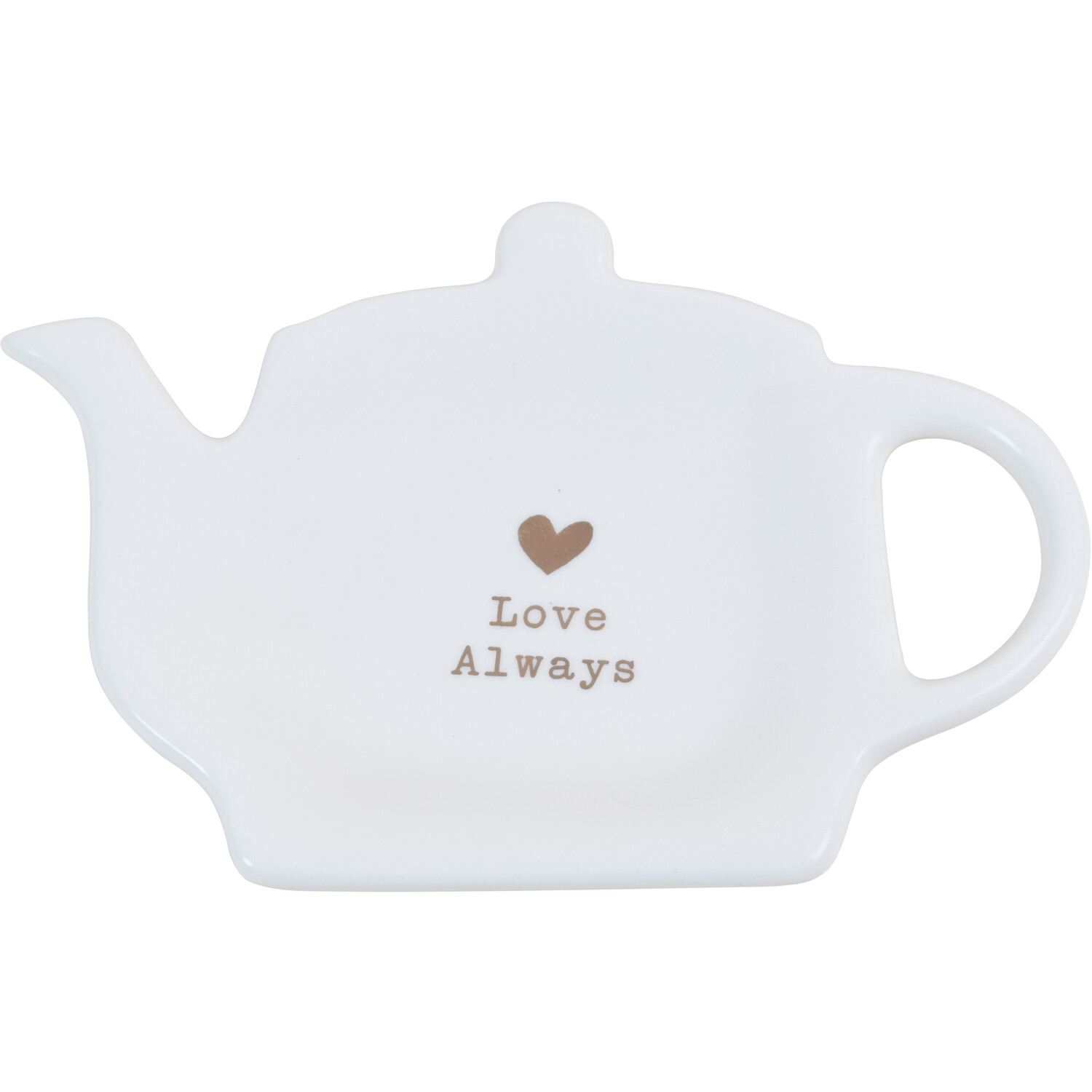 Gold Heart Teabag Tidy Image 1