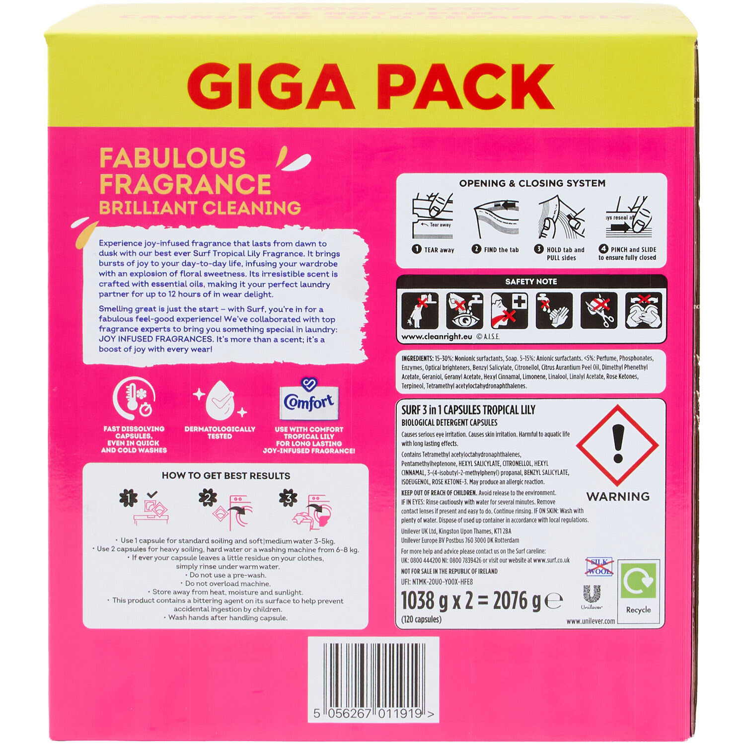Surf Laundry Capsules Giga Pack Image 5