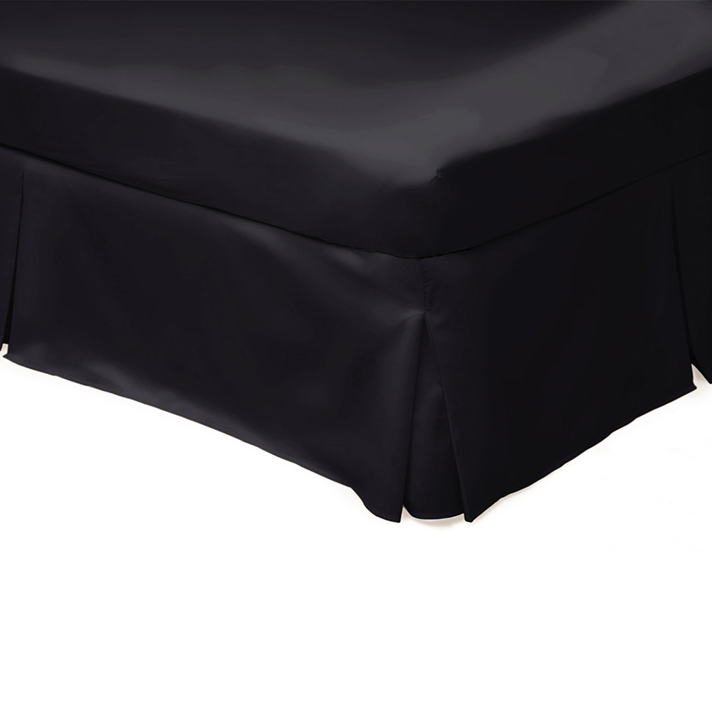 Serene Single Black Platform Valance Image 1