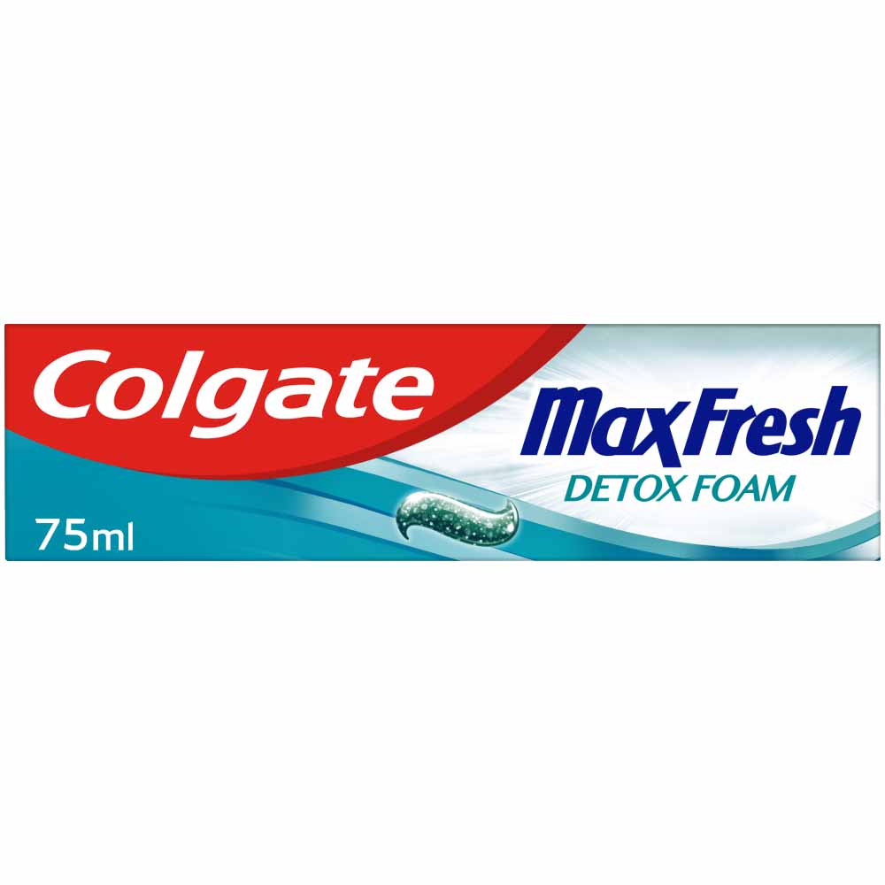 Colgate Max Fresh Detox Foam Toothpaste 75ml Image 1