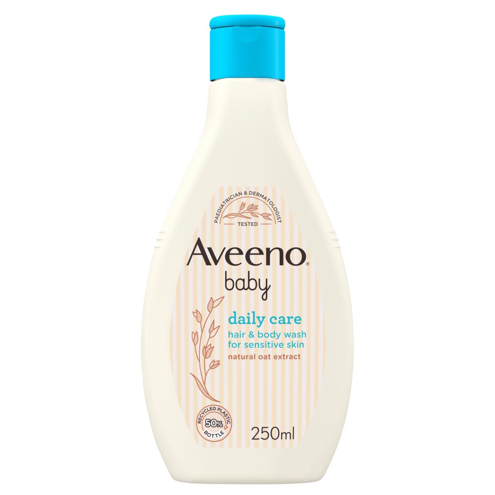Aveeno Baby Hair and Body Wash 250ml Image 1